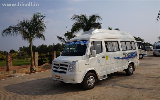 12seater tempo traveller deluxe hire rent in Bangalore