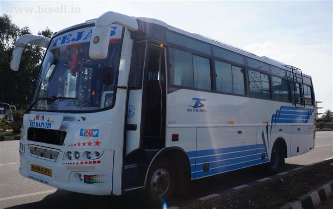 29 Seater Bus hire or rent for 28rs per KM in Hoskote