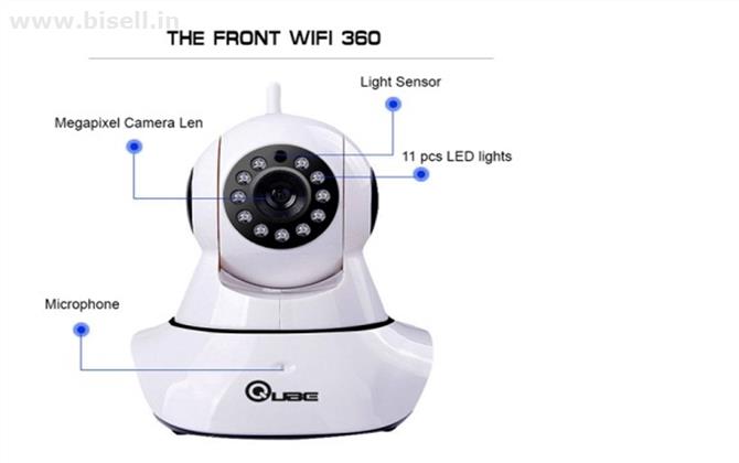 360 Auto-Rotating Wireless CCTV Camera (Lowest Price Online)