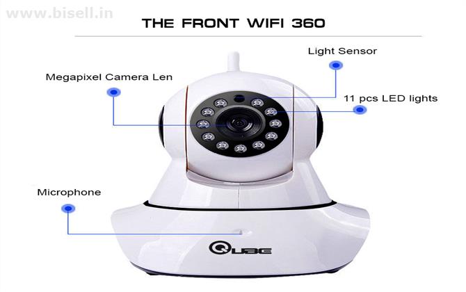 360 degree wireless camera auto rotating with low