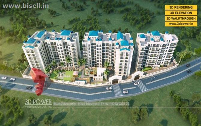 3D Township rendering & walkthrough services by 3D Power