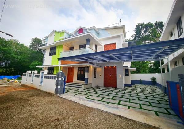 4 BHK New House for Sale in Ariyottukonam, Kazhakkoottam