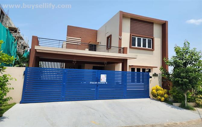 4BHK house Resale in gated community, Neelambur with garden facility at 7.50 cents