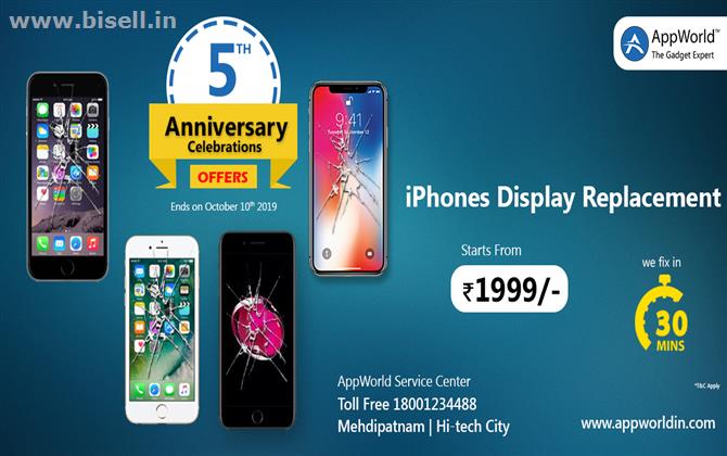 5th Anniversary Offer on iPhone Display Replacement @AppWorld