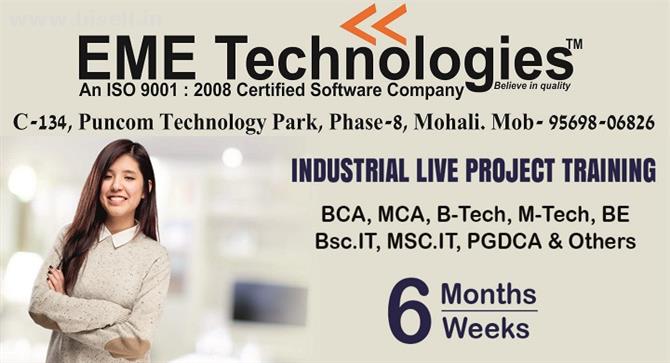 6 month industrial training in mohali