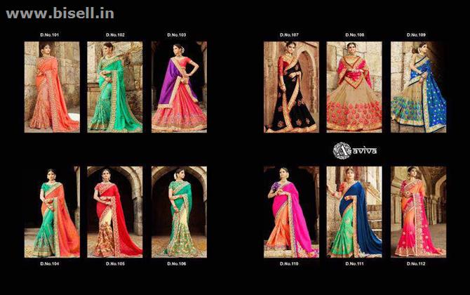 AAVIVA DESIGNER PARTY WEAR SAREE IN WHOLESALE SURAT