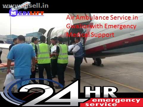 Air Ambulance Service in Gwalior with Emergency Medical Support