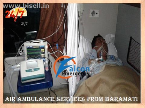 Air Ambulance Services from Baramati with Best Patient Transfer Facility