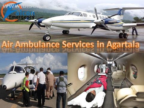 Air Ambulance Services in Agartala with Best Medical Equipment for the patient