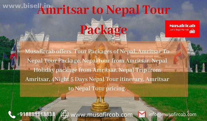 Amritsar to Nepal Tour Packages, Nepal Tour Packages from Amritsar