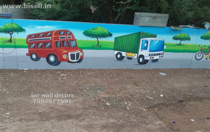 Anganwadi School Art Painting in Hyderabad