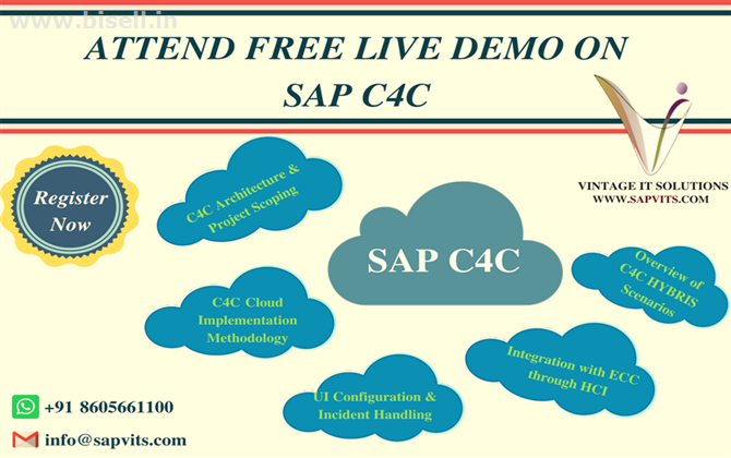 SAP C4C Online Training in Banglore.