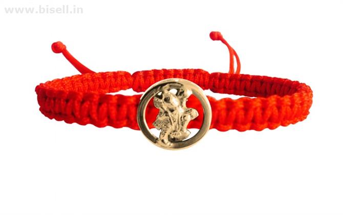 Auspicious Bajrangi Gold Bracelet