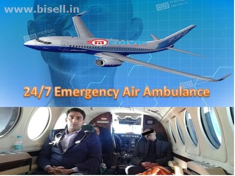 Avail Air Ambulance Service in Bhopal by Medivic Aviation