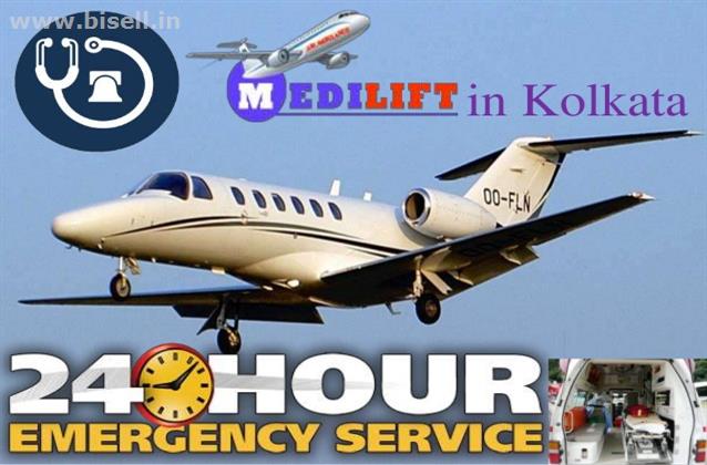 Avail Medilift Air Ambulance from Kolkata to Chennai at an Economical Fare