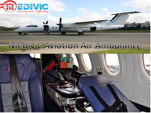 Avail of Medivic Aviation Air Ambulance Services in Delhi with Medical Team