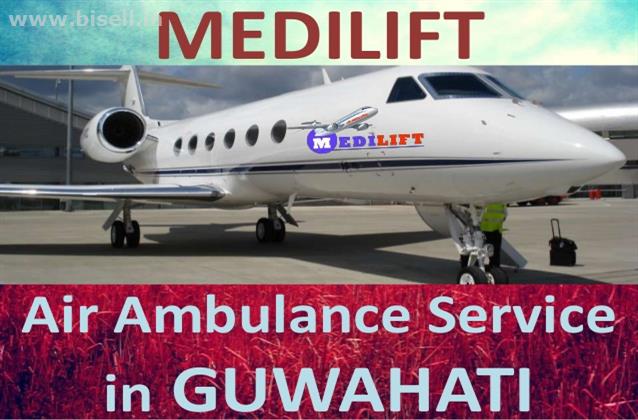 Avail Word Class Rescue Facility Air Ambulance Service in Guwahati