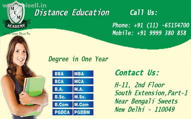 BA Degree Fast Track Online Mode Course MCM Academy Delhi