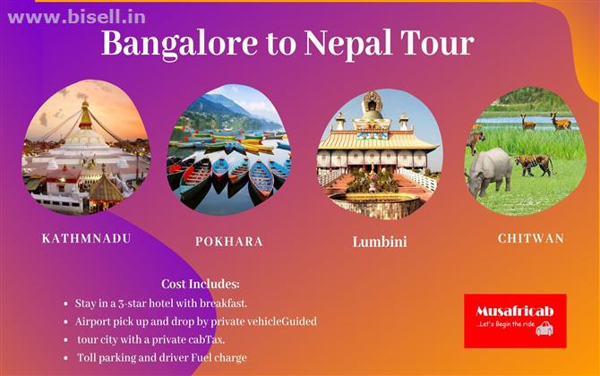 Bangalore to Nepal tour package, Nepal tour package from Bangalore