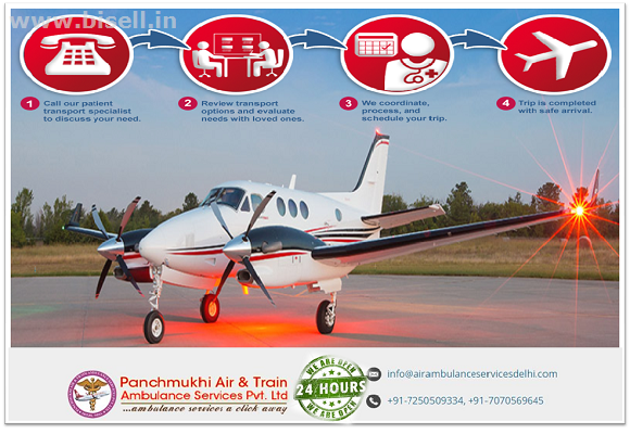 Best and Reliable Air Ambulance Services in Kolkata by Panchmukhi