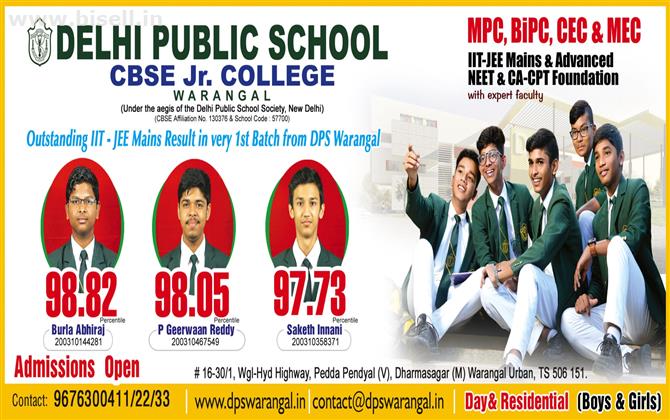 Best CBSE residential School in Warangal | Delhi Public School Warangal