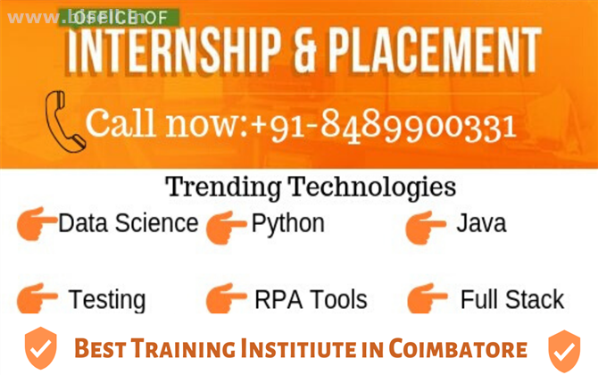 Best Software Training Institute in Coimbatore- Software Testing Course in Coimbatore