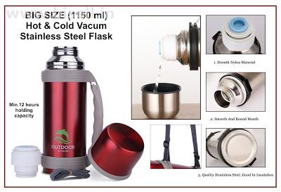 BIG SIZE STAINLESS STEEL VACUUM FLASK