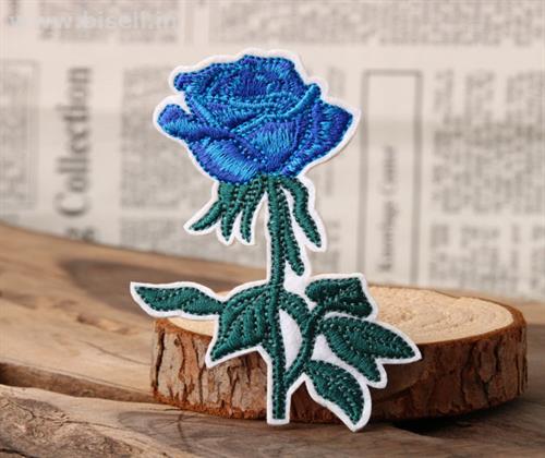 Blue Rose Custom Patches