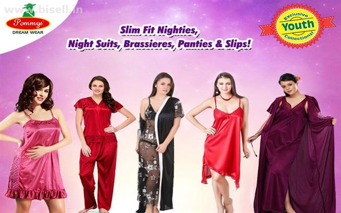 Buy 100% Branded Pure Cotton Nighties for wholesale and Womens Latest NightDress Online