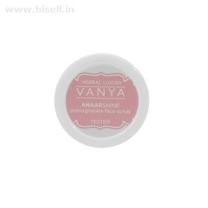 Buy AnaarShine Pomegranate Face Scrub Tester Online  - Vanya Herbal