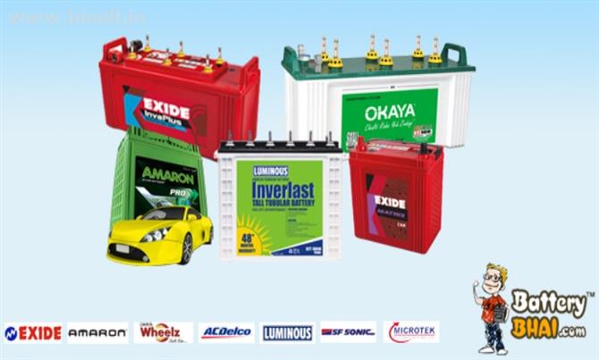 Buy Car Battery Online - Exide, Amaron, Sf Sonic, Ac Delco, Tata Green