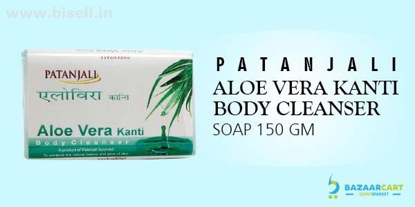 Buy Patanjali Aloe Vera Kanti Body Cleanser Soap 150 Gm