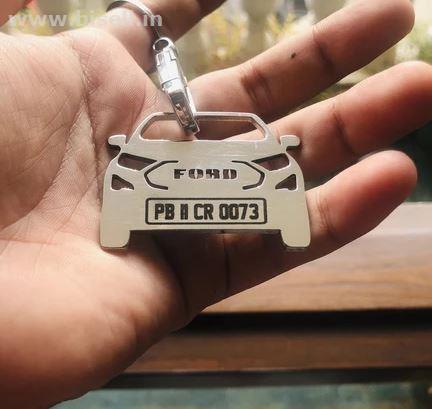 Buy Your Number Plate Keychain