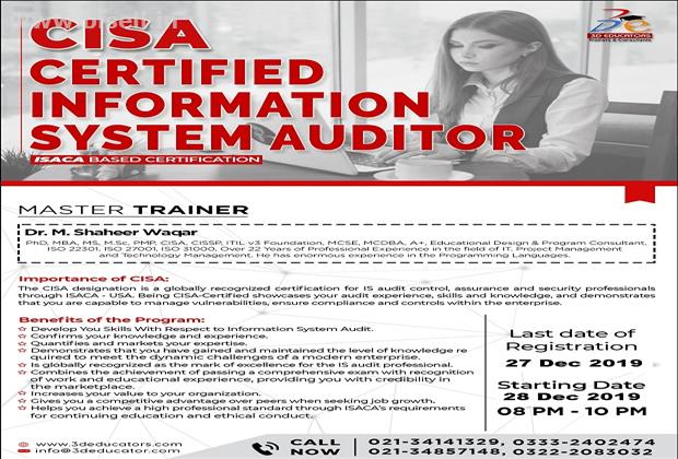 Certified Information Systems Auditor - CISA