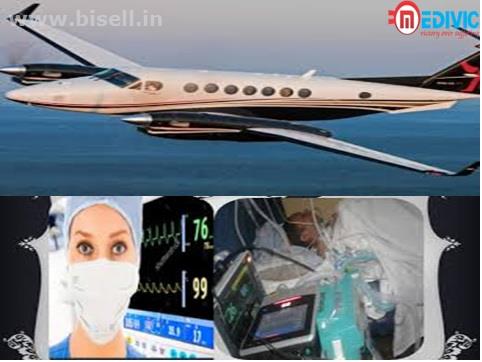 Charter Air Ambulance Service in Jabalpur with Full ICU Setups