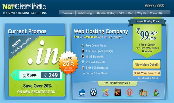 Cheapest Domain Registration and Web Hosting India