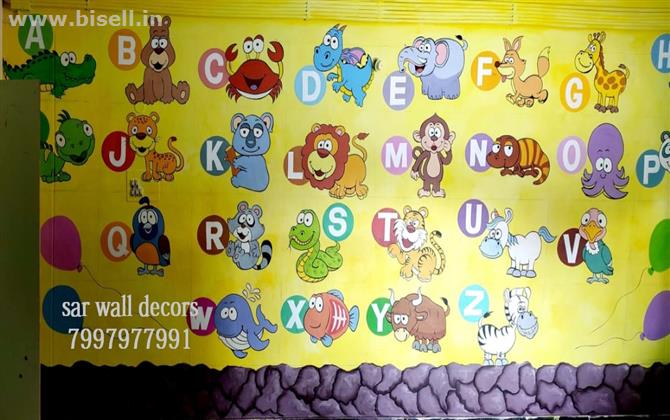 Class Room Educational Wall Painting in Hyderabad