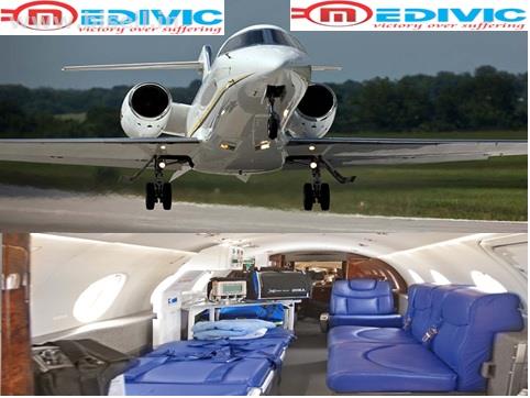 Complete Bed to Bed Medical Facilities Air Ambulance Service in Gorakhpur