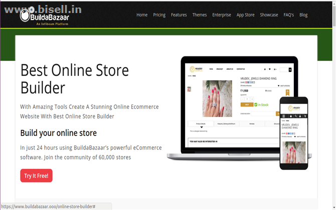 Create New Website with Best Online Store Builder!