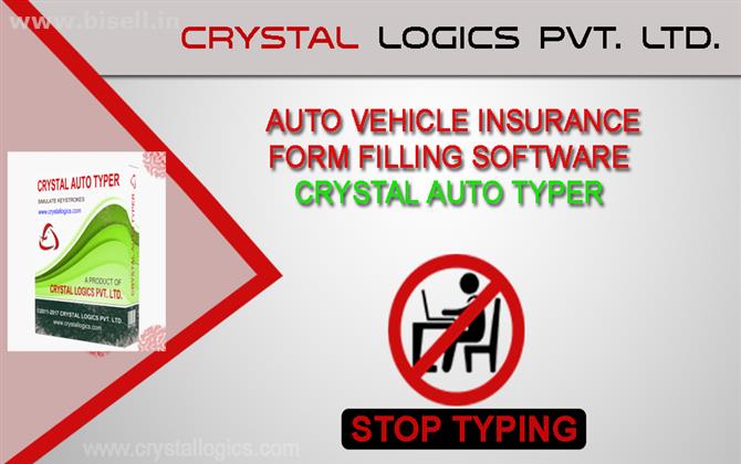 CRYSTAL AUTO VEHICLE INSURACE FORM FILLING SERVICES AND AUTO TYPER SOFTWARE