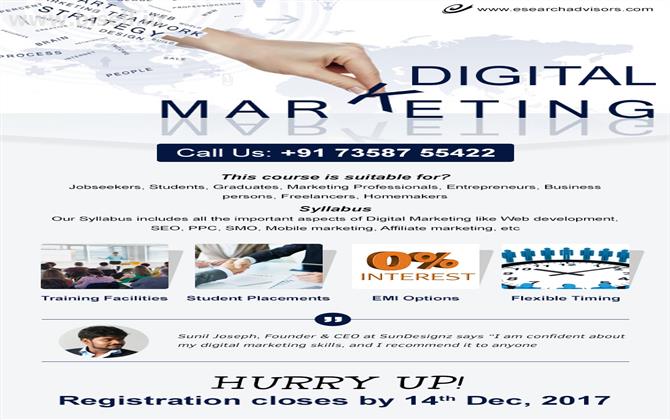 Digital Marketing Training at E search Advisors