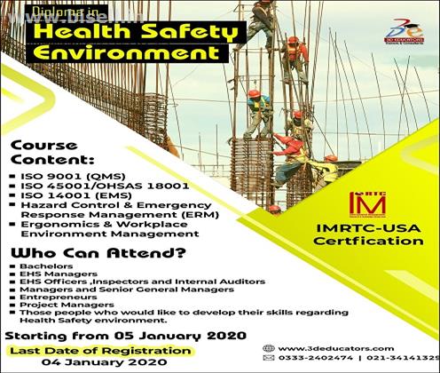 Diploma In Health Safety Environment - USA Certfication