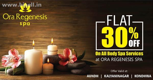 Diwali Festival 2017 | Flat 30% OFF on all Body Spa Services | Ora Regenesis Spa