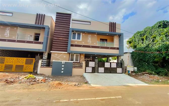 DTCP APPROVED INDIVIDUAL VILLA 4 BHK HOUSE FOR SALE IN VADAVALLI , COIMBATORE .