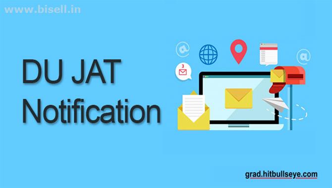 DU JAT Exam Date 2019