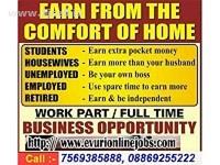 Easy and simple part time job Home based ad posting work