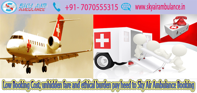 Economical Fare Sky Air Ambulance from Mumbai to Delhi