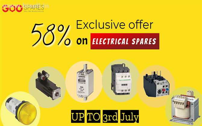 Exclusive 58% OFF on Electrical Spares!Hurry Up