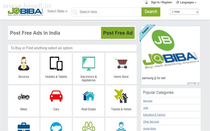 Find Most  Popular Free classified site in india