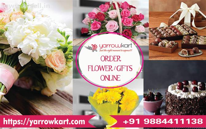 Flower & Cake delivery in Chennai - https:  yarrowkart.com